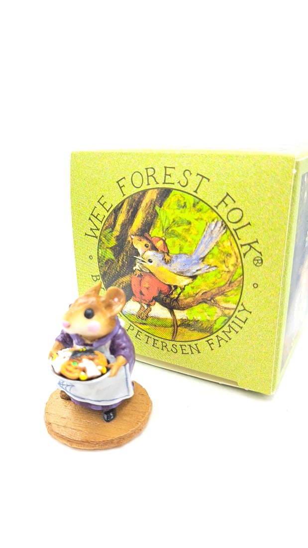 Wff M-246 Sugar Spice Ltd Ed Halloween Mouse Figurine Purple Dress - 2