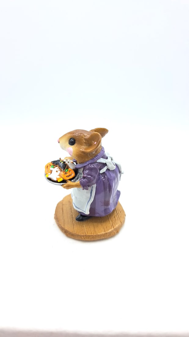 Wff M-246 Sugar Spice Ltd Ed Halloween Mouse Figurine Purple Dress - 3