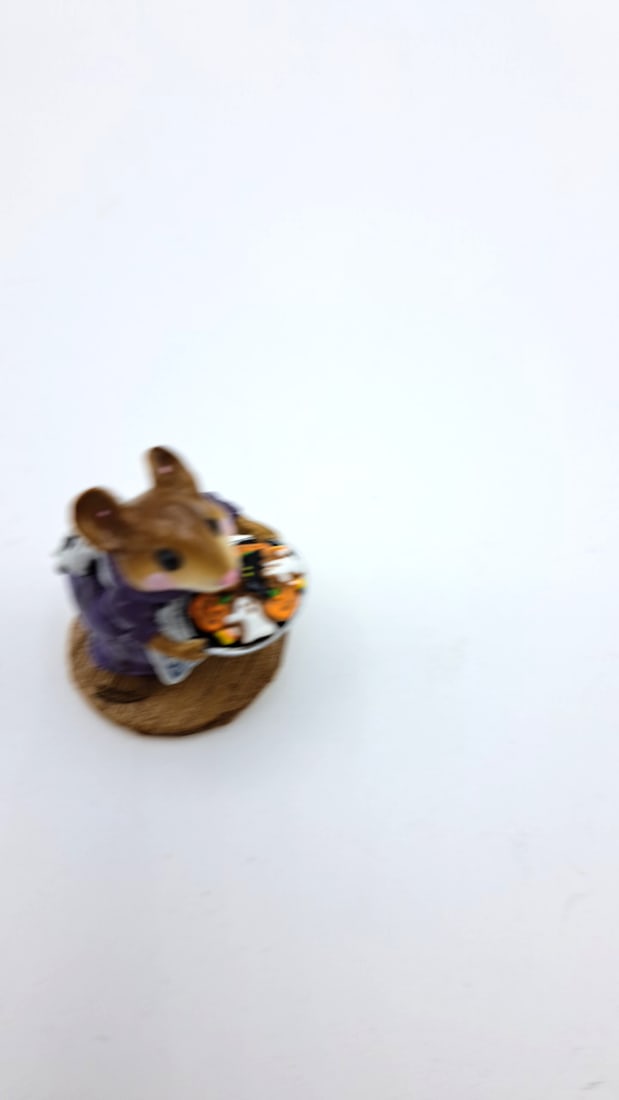 Wff M-246 Sugar Spice Ltd Ed Halloween Mouse Figurine Purple Dress - 6