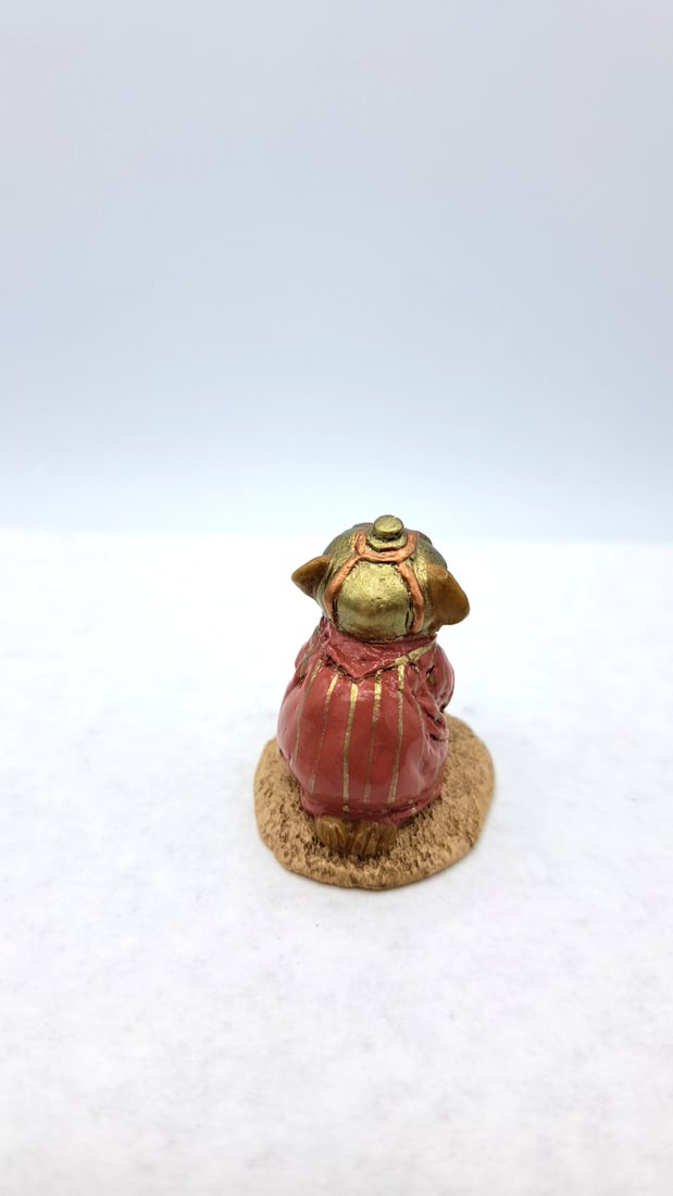 Wff M-121c Wise Man Kneeling Mouse Figurine - 4