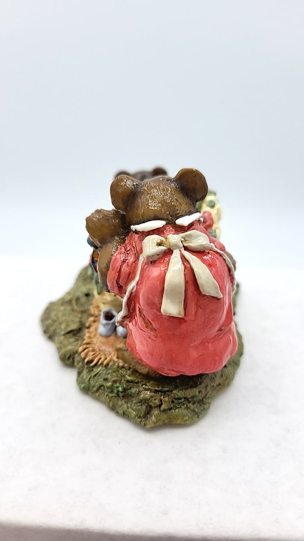 Wff Bears Bb-06 Just A Peek Mouse Baby Crib Figurine - 3