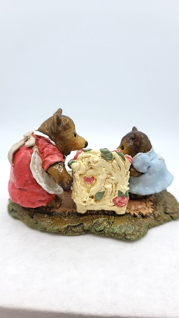 Wff Bears Bb-06 Just A Peek Mouse Baby Crib Figurine - 4