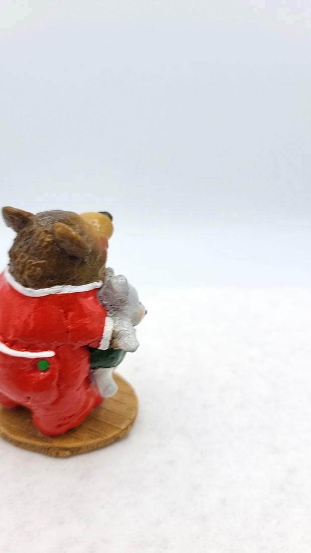 Wff Bears Bb-10 Nightie Bear Beary Cute Bears Red Pajamas Teddy Figurine - 4