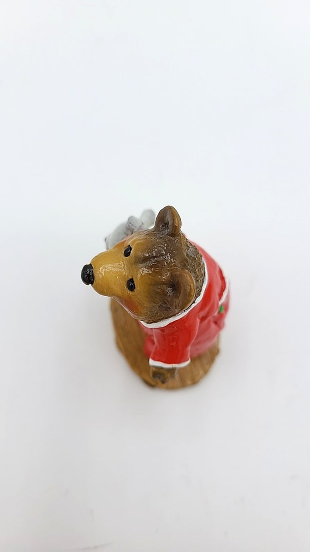 Wff Bears Bb-10 Nightie Bear Beary Cute Bears Red Pajamas Teddy Figurine - 6