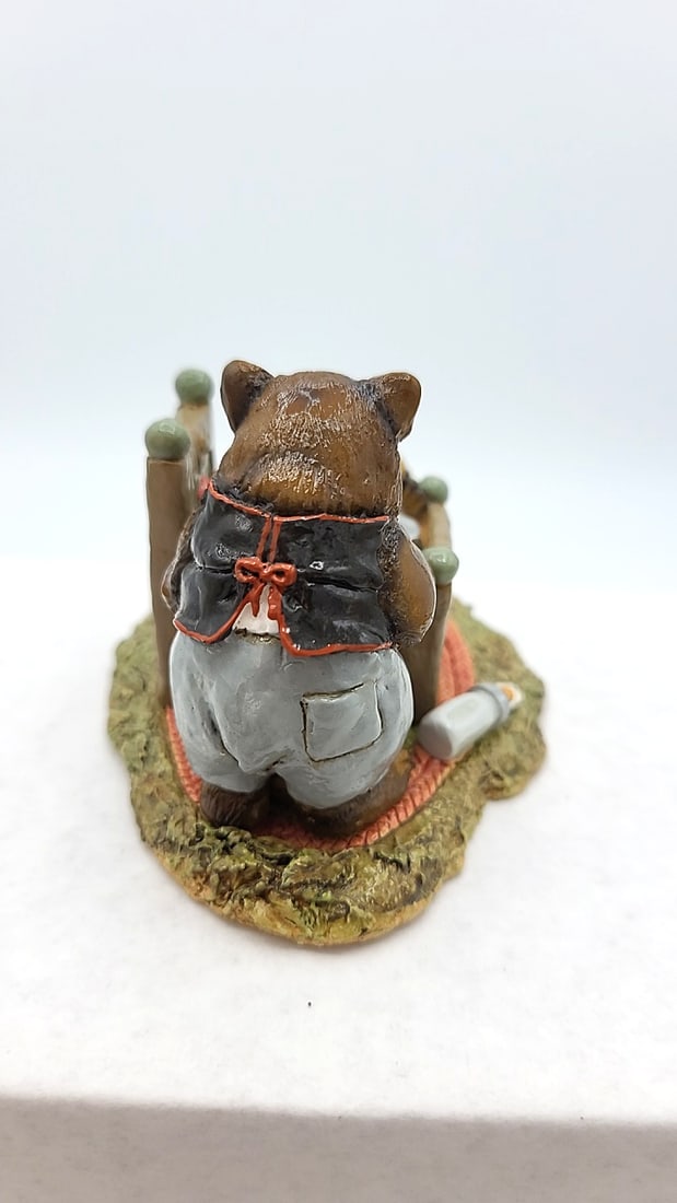 Wff Bears Bb-05 Fathers Night 1995 Resin Bear Family Figurine - 4