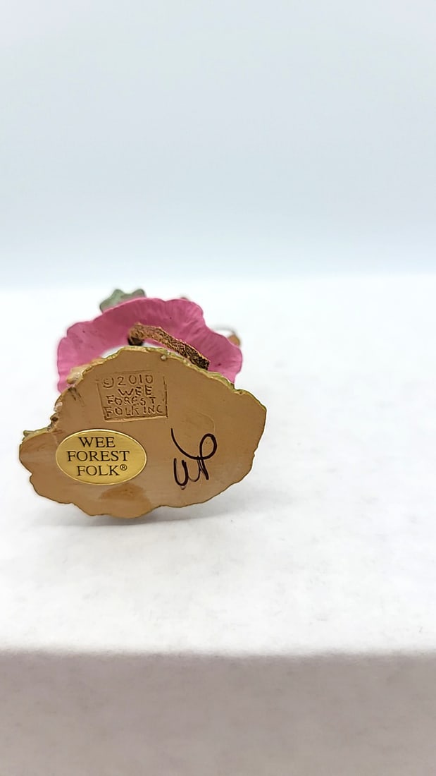 Wff M-409 Mabel Mouse Figurine Pink Dress Jump Rope - 6