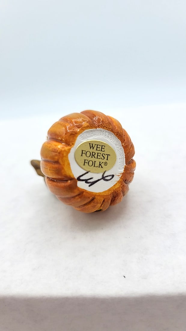 Wff M-379s Pumpkin Pop-up Mouse Jack-o-lantern Figurine - 5
