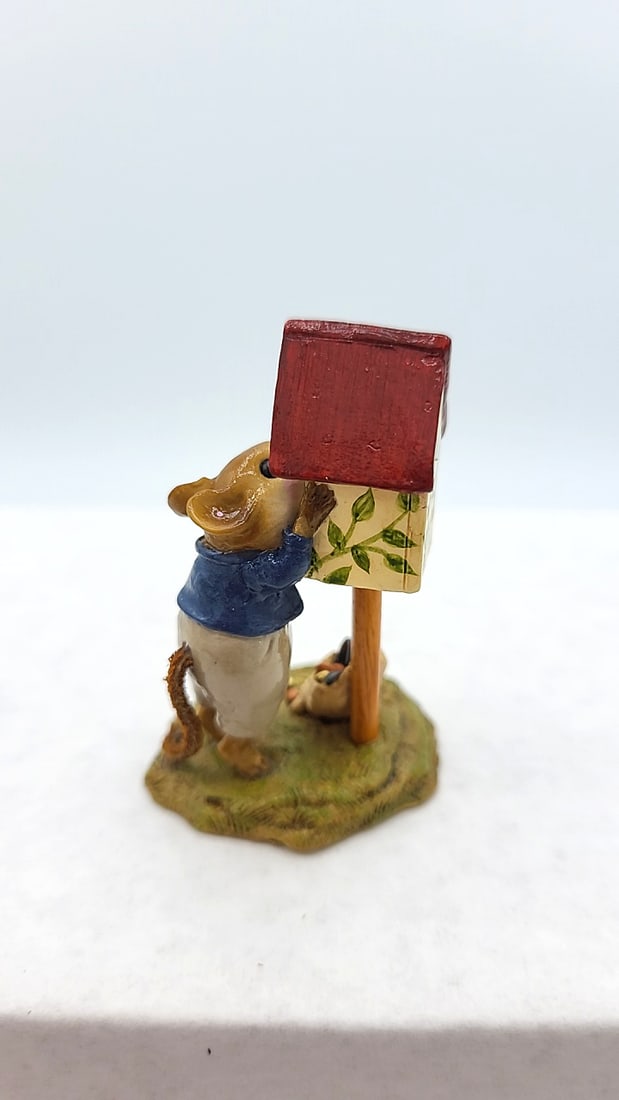 Wff Ltd-06 Any Birdie Home Mouse Birdhouse Figurine Ltd Ed - 2