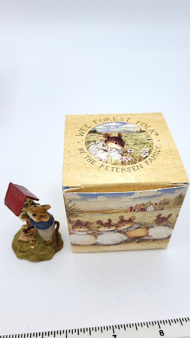 Wff Ltd-06 Any Birdie Home Mouse Birdhouse Figurine Ltd Ed - 7