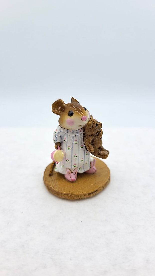 Wff M-218 Mouseys Bunny Slippers Mouse Figurine - 3
