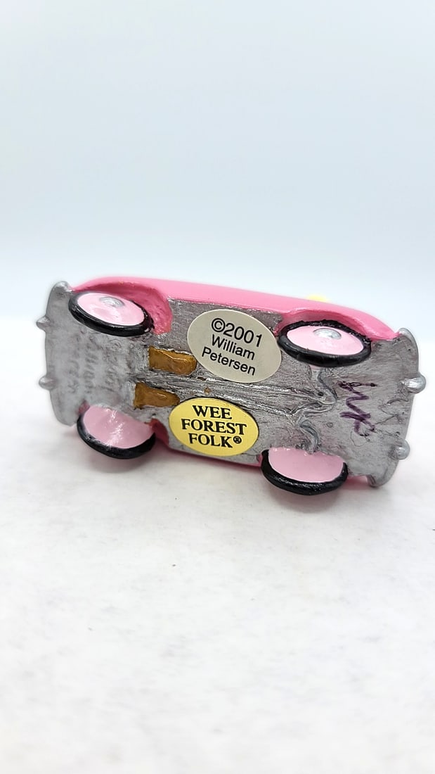 Wff M-270a Pedal Pusher Girl Mouse In Pink Car With Straw Hat - 6