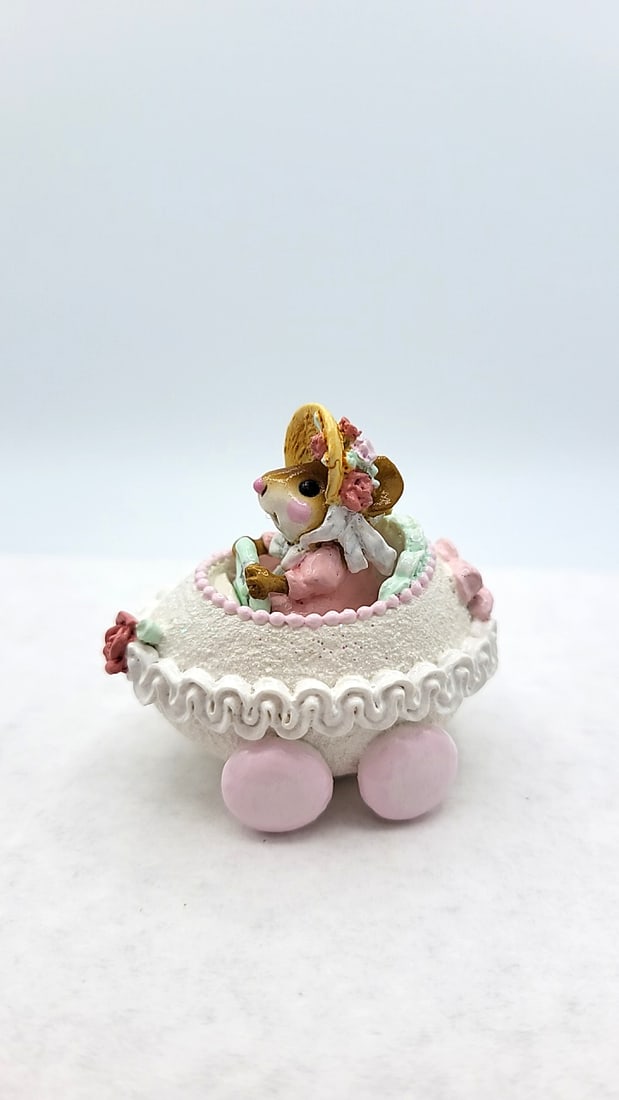 Wff M-274a Easter Eggmobile Girl Mouse Pink Egg Pink Wheels - 3
