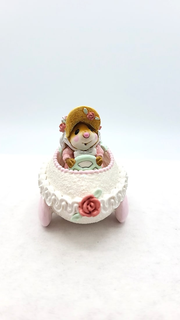 Wff M-274a Easter Eggmobile Girl Mouse Pink Egg Pink Wheels - 4