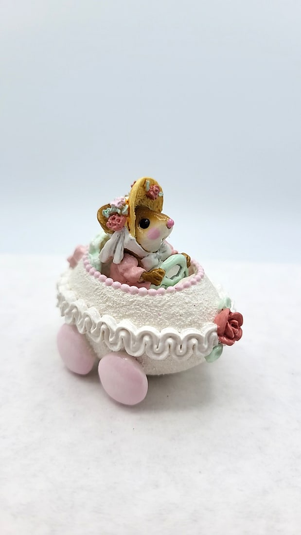 Wff M-274a Easter Eggmobile Girl Mouse Pink Egg Pink Wheels - 5