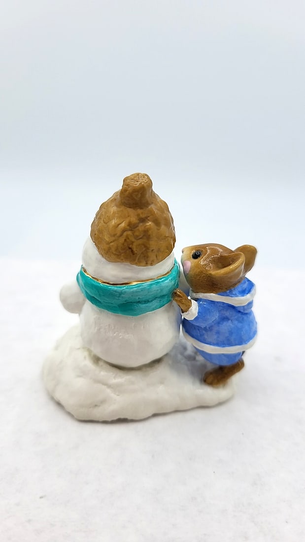 Wff M-188 Snow Buddies Mouse Snowman Figurine - 2