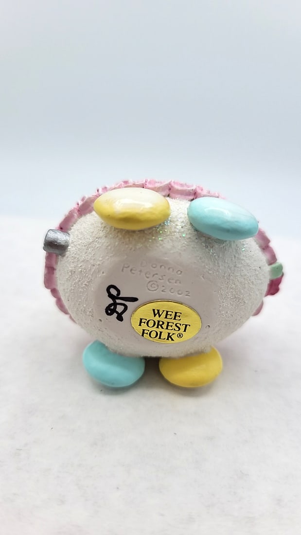 Wff M-274 Easter Eggmobile Boy Mouse White Egg Pink Frosting Figurine - 7