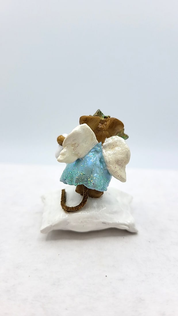 Wff M-148 Tooth Fairy Mouse Figurine Blue Gown - 2
