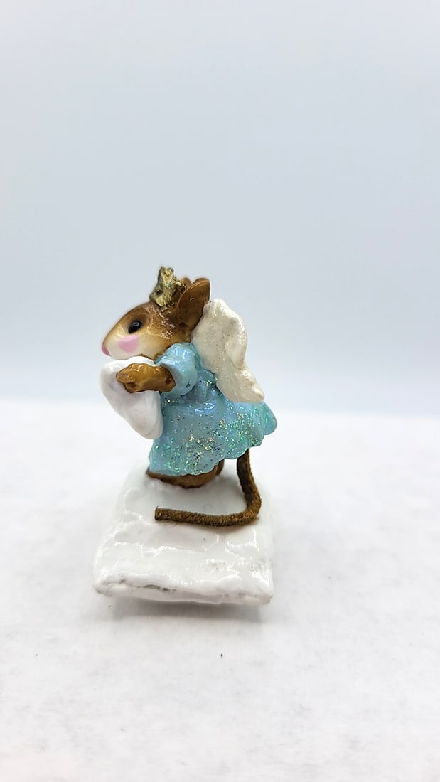 Wff M-148 Tooth Fairy Mouse Figurine Blue Gown - 4