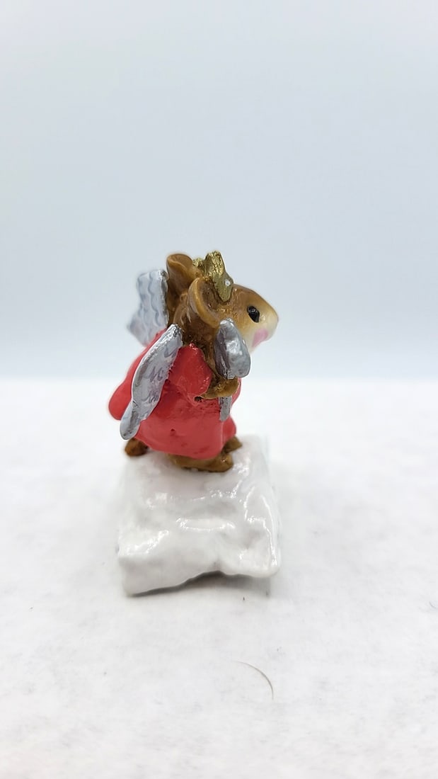 Wff M-148 Tooth Fairy Mouse Figurine Coral Gown Collectors Haven Special - 4