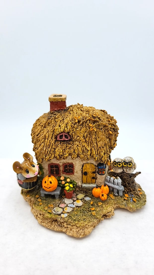 Wff M-311b A Cottage For All Seasons Fall Cottage Pumpkins Owls - 2