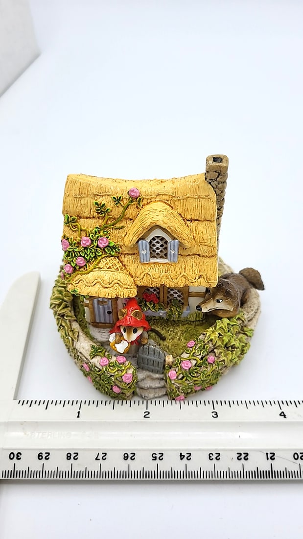 Wff M-172 Red Riding Hood At Grandmothers House Miniature Figurine - 6
