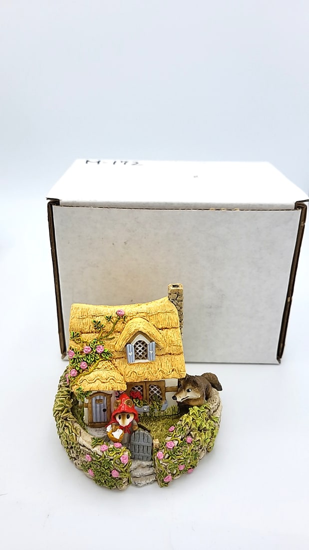 Wff M-172 Red Riding Hood At Grandmothers House Miniature Figurine - 7