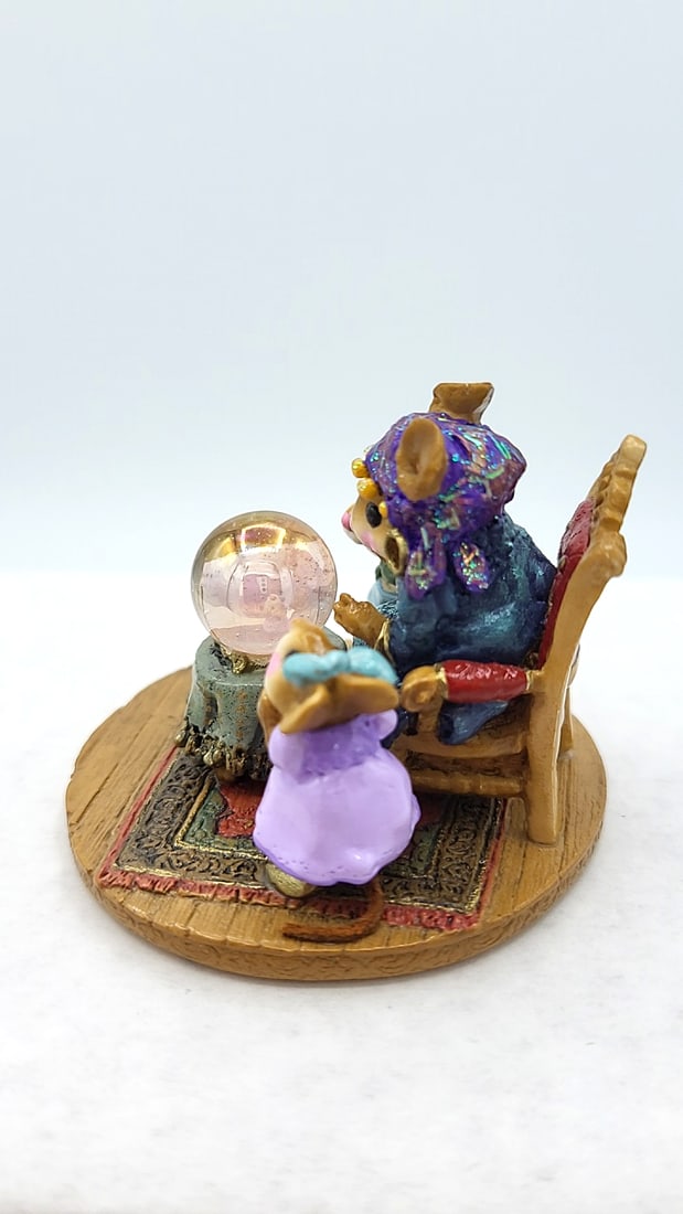 Wff M-2000 Crystal Clear Millennium Mouse Figurine With Card - 3