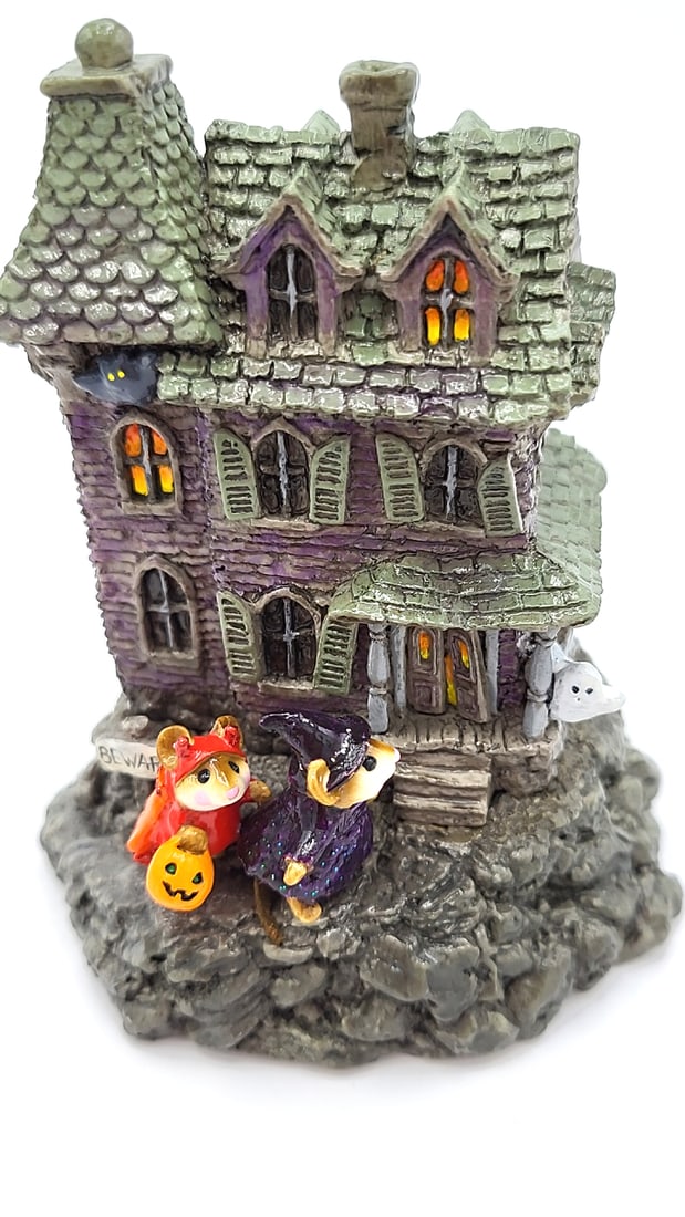 Wff M-165 The Haunted Mouse House Miniature Figurine 1989-2000 - 5