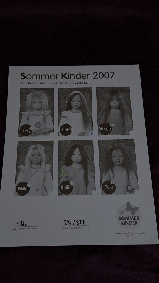 Annette Himstedt Lihle Doll With Box - 10