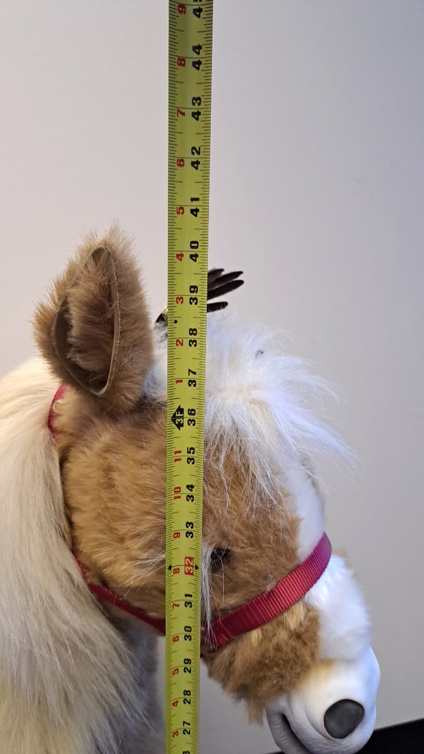 Furreal Friends Interactive Plush Pony Horse Tan White Mane Red Halter Battery Operated - 3