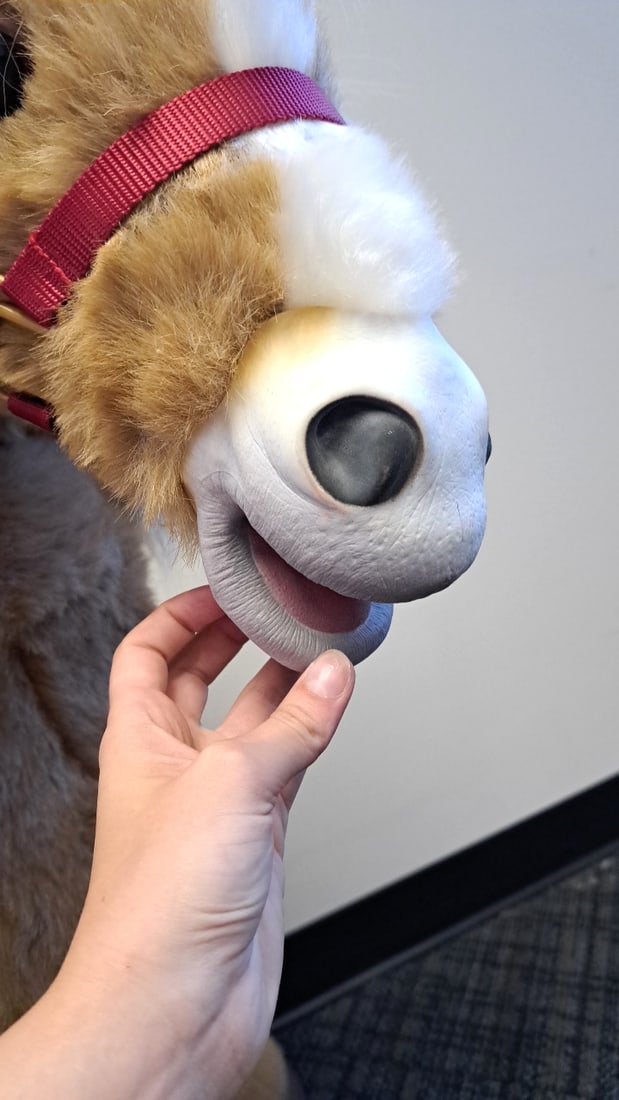 Furreal Friends Interactive Plush Pony Horse Tan White Mane Red Halter Battery Operated - 7