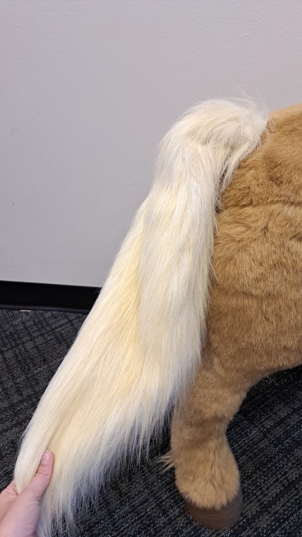 Furreal Friends Interactive Plush Pony Horse Tan White Mane Red Halter Battery Operated - 9