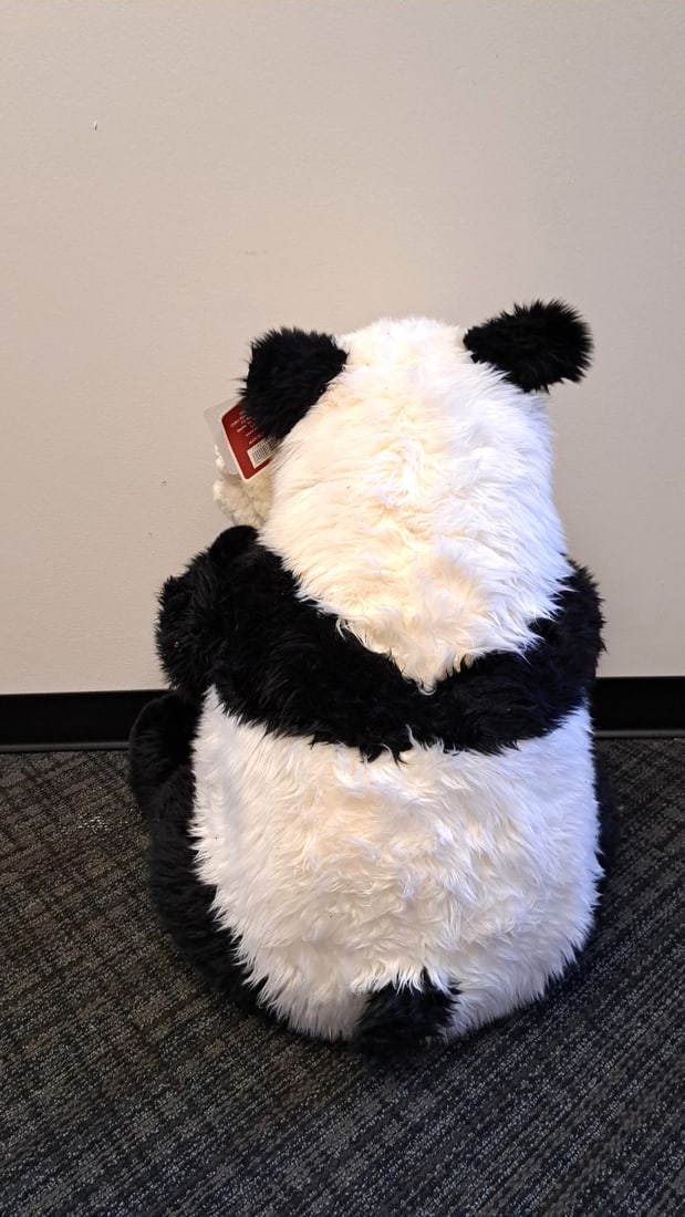 Costco Bear With Cub Panda Plush Stuffed Animal 32" Black White Itm 473514 - 8