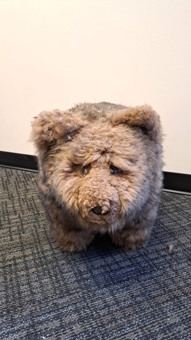 Brown Faux Fur Plush Bear Stuffed Animal Foot Rest, Approx. 9 In Tall (1 of 6)