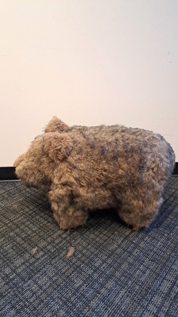 Brown Faux Fur Plush Bear Stuffed Animal Foot Rest, Approx. 9 In Tall - 5