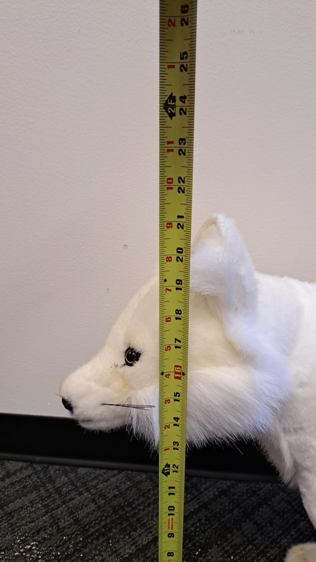 Hansa Toy International White Arctic Fox Plush Stuffed Animal, 24 In - 3