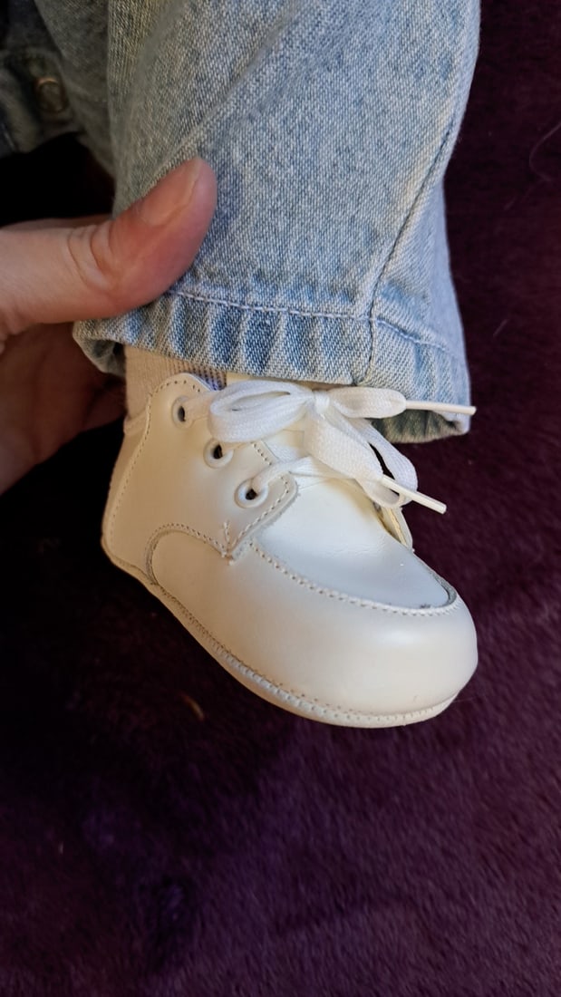 Turner Dolls - Boy Toddler Doll Blue Eyes Handyman Denim Overalls With Box - 7