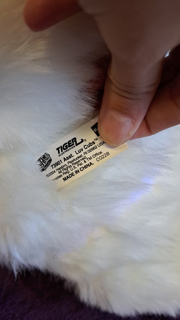 White Polar Bear Plush Stuffed Animal 16 In Faux Fur Paw Pads Claws - 7