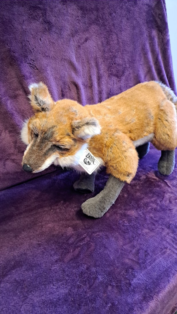 Beaver Valley Sedgewick Fox Plush Stuffed Animal 29" Brown Gray White: 29 x 16 x 7 1. 5 lb we have gained a lot of experience shipping dolls from our previous auction. We offer in-house shipping. The shipping price shown in the listing is the liveshipping service by