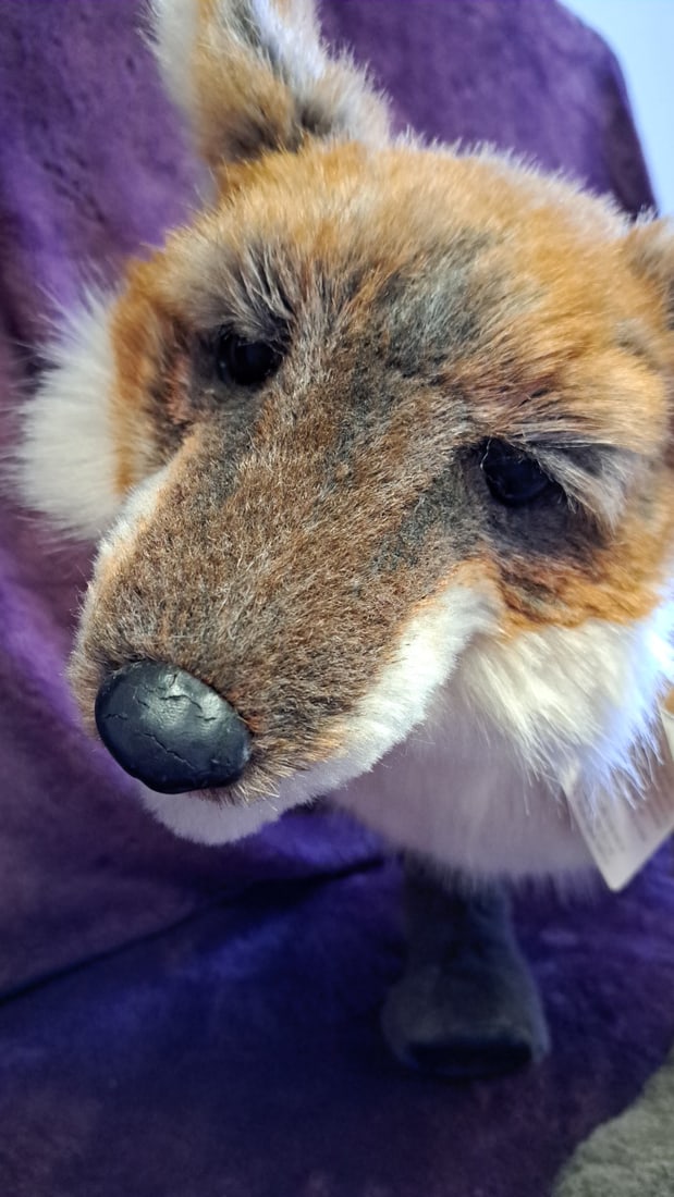 Beaver Valley Sedgewick Fox Plush Stuffed Animal 29" Brown Gray White - 6