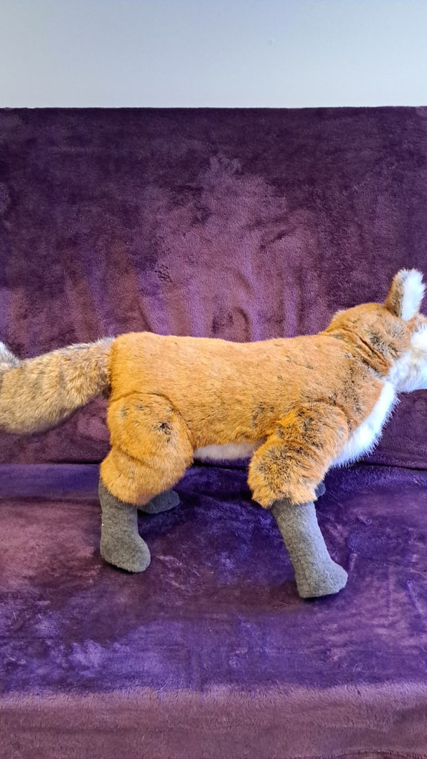 Beaver Valley Sedgewick Fox Plush Stuffed Animal 29" Brown Gray White - 9