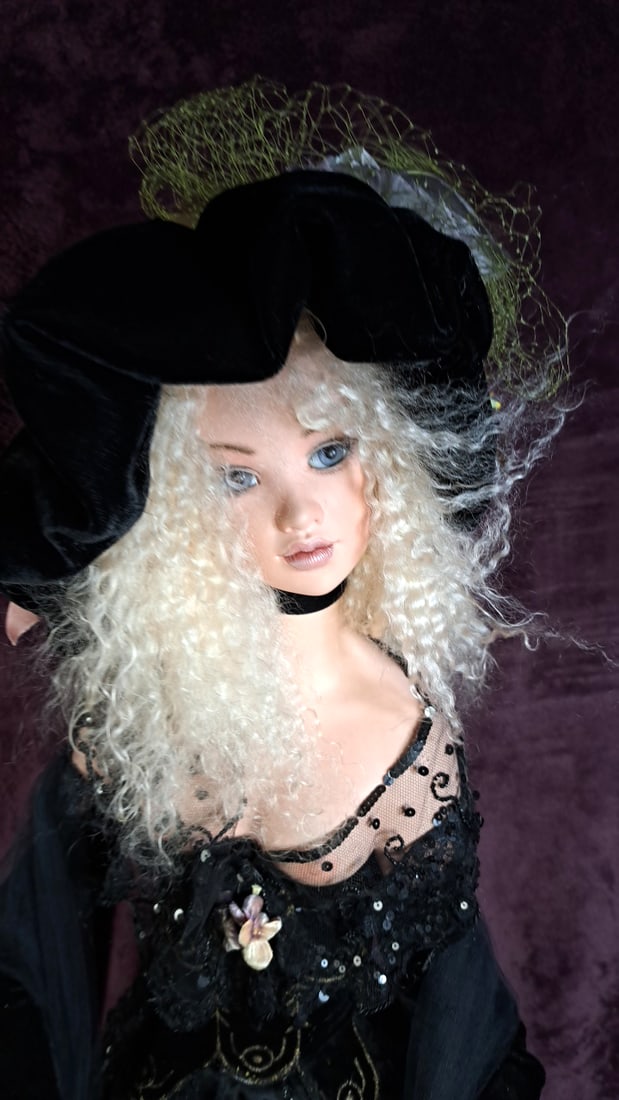 Jan Mclean Angelica Artist Original Doll 1995 Limited Edition 5/20 Black Dress - 11