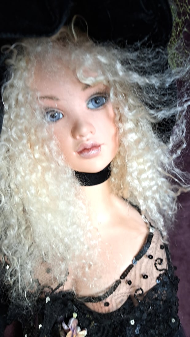 Jan Mclean Angelica Artist Original Doll 1995 Limited Edition 5/20 Black Dress - 3