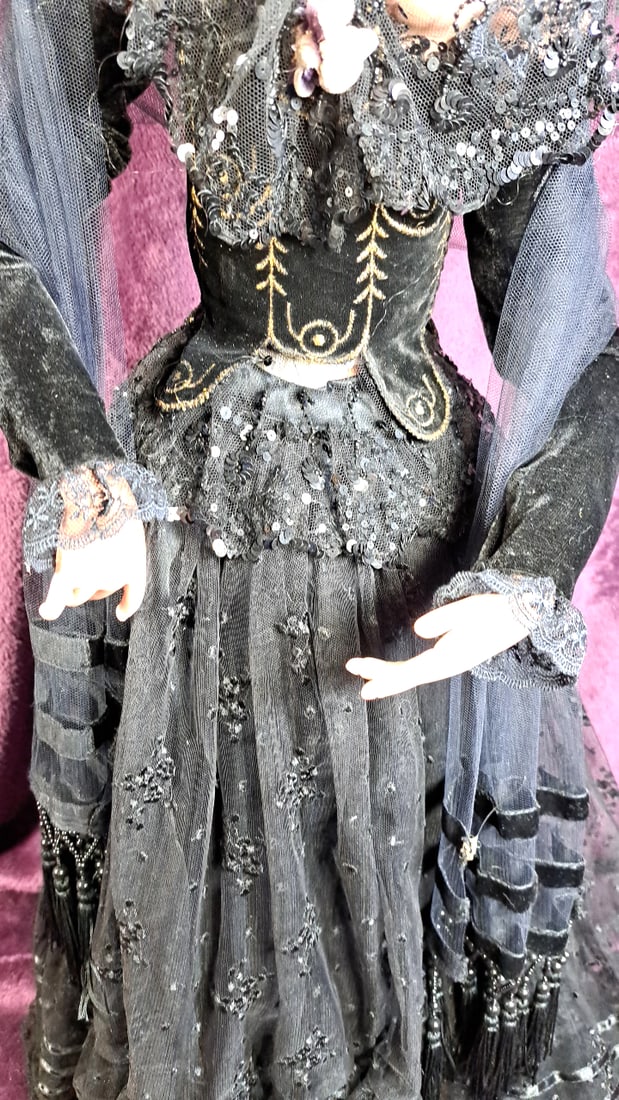 Jan Mclean Angelica Artist Original Doll 1995 Limited Edition 5/20 Black Dress - 5