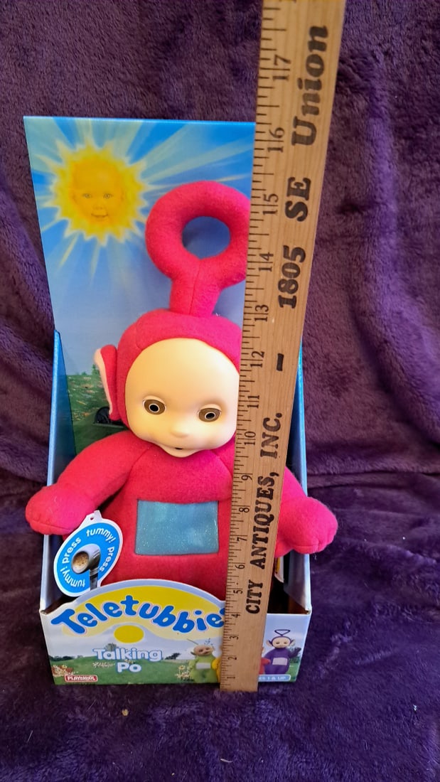 Playskool Teletubbies Talking Po Red Plush Doll With Box - 2