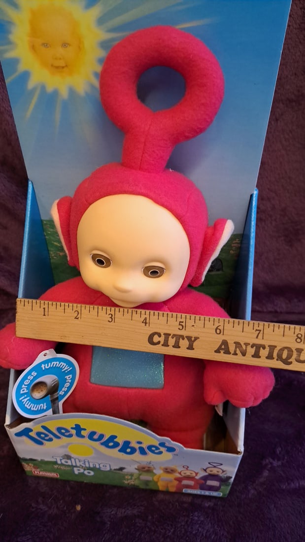 Playskool Teletubbies Talking Po Red Plush Doll With Box - 3