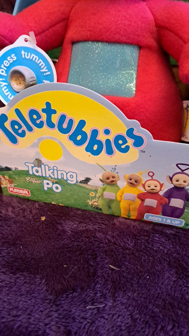Playskool Teletubbies Talking Po Red Plush Doll With Box - 4