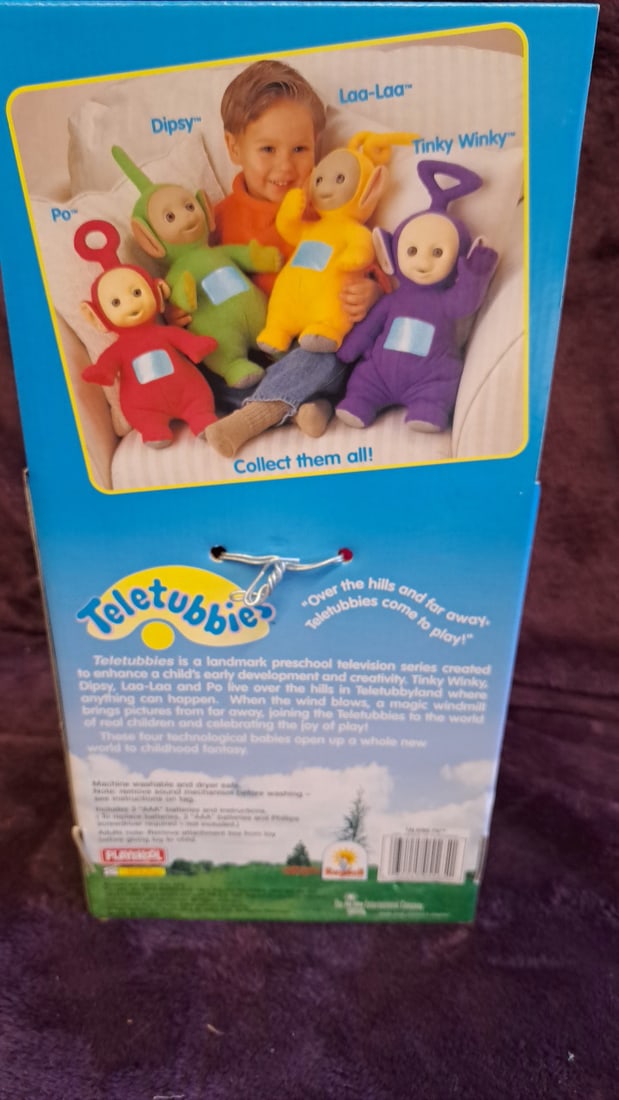 Playskool Teletubbies Talking Po Red Plush Doll With Box - 5