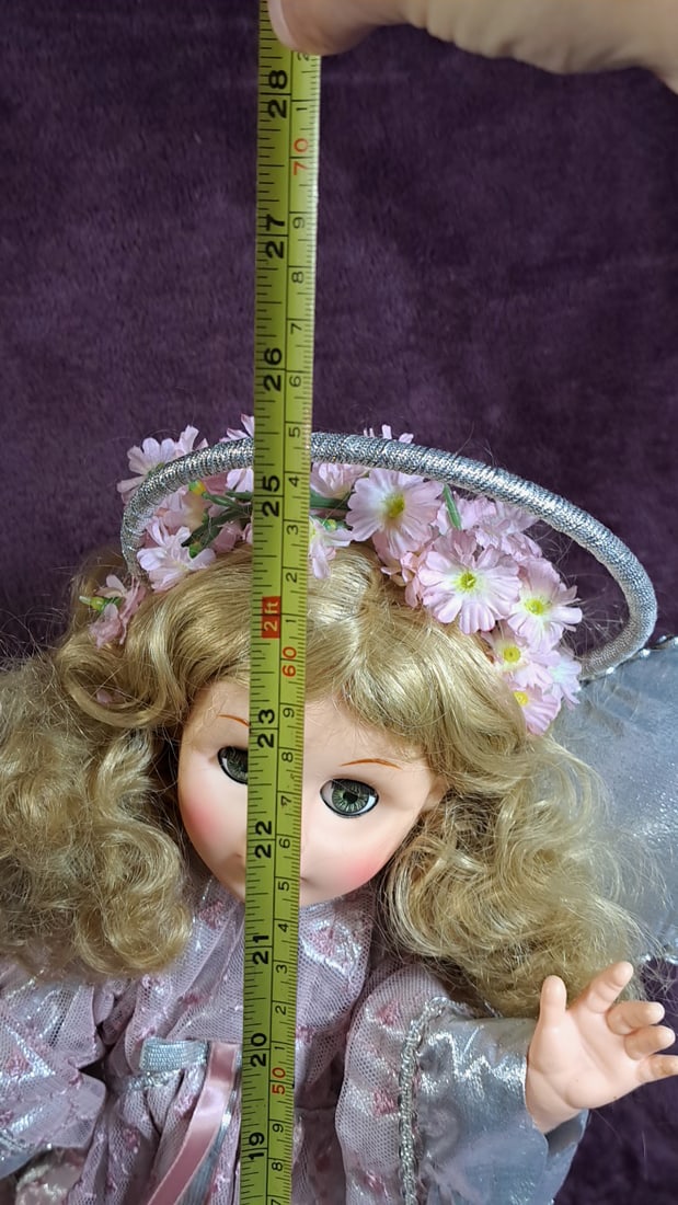 Ultra Light Up Angel Doll On Stand - 9