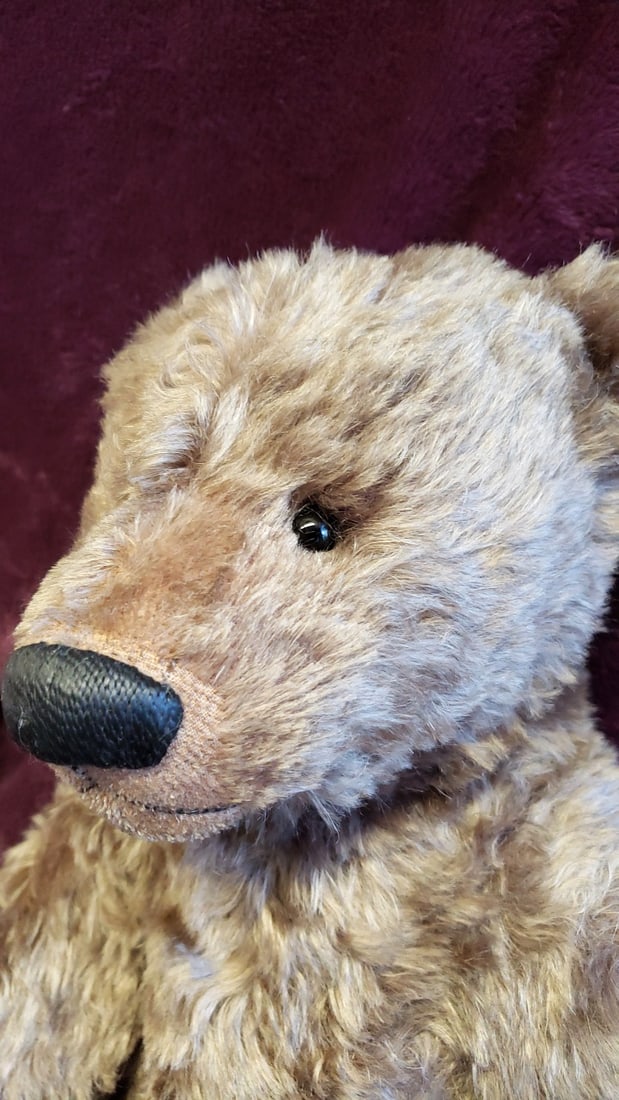 Jonston Beige Plush Teddy Bear With Black Nose, Approx. 18 In - 4
